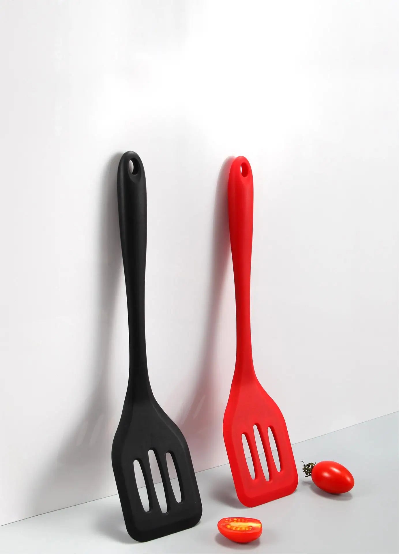 Kitchen Silicone Turners Gadgets Spatula Egg Fish Frying Pan Scoop Fried Shovel Slotted Turners Kitchen Tools Cooking Utensils